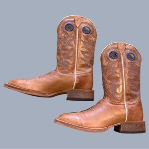 Justin Boots Tan Western Cowboy Boots